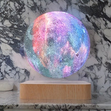 Lade das Bild in den Galerie-Viewer, Kosmos-lampe med magnetisk base - Magnetisk base sikrer stabil svævning af lampe